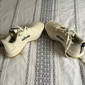 Adidas Cream and Black Sneakers